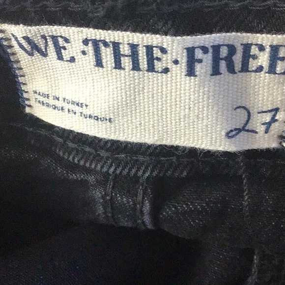 Free PEOPLE Tapered Baggy Boyfriend Jeans in Panther-Sizes 27 - Picture 8 of 10